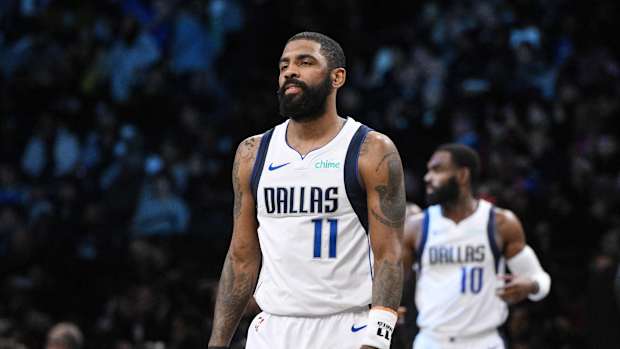 Dallas Mavericks guard Kyrie Irving